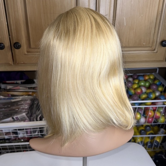 Lot 2106 ❤️NEW 100% Human Hair Lace front wig T Part Bob - Picture 4 of 8
